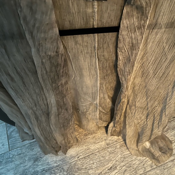 Eileen Fisher tissue thin silk wrap jacket - Picture 6 of 6